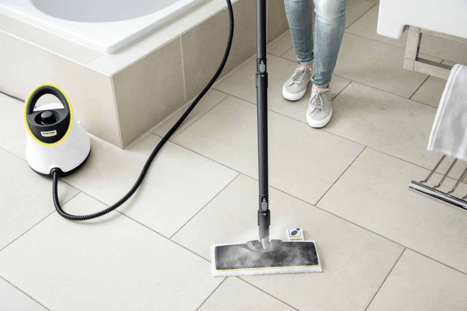 Karcher SC 2 Deluxe Beyaz Buharlı Temizlik Makinesi