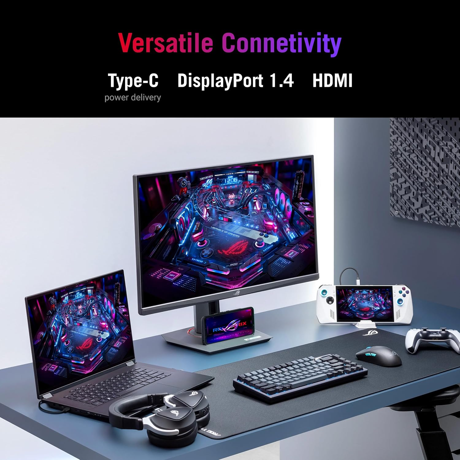 ASUS ROG Strix XG27ACS 27″ 180Hz 1ms QHD Adaptive Sync Fast IPS Gaming (Oyuncu)  Monitör