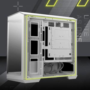 MSI MAG PANO M100R PZ White 4x120mm ARGB Fan USB 3.2 Micro-ATX Tower Gaming (Oyuncu) Kasa