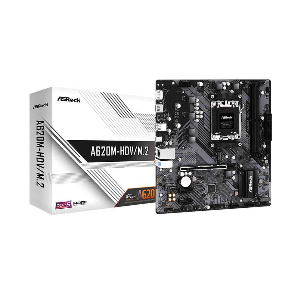 Asrock A620M-HDV/M.2 90-MXBLL0-A0UAYZ Gaming Anakart