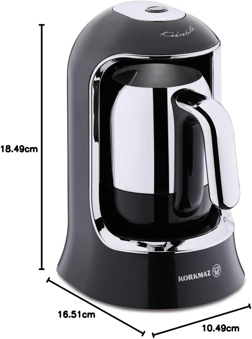 Korkmaz A860-06 Kahvekolik Rose Gold/Krom Türk Kahve Makinesi