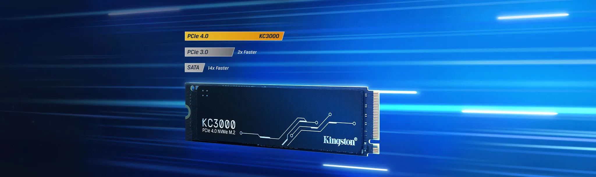 Kingston KC3000 SKC3000S/1024G 1TB 7000/6000MB/s PCIe NVMe M.2 SSD Disk