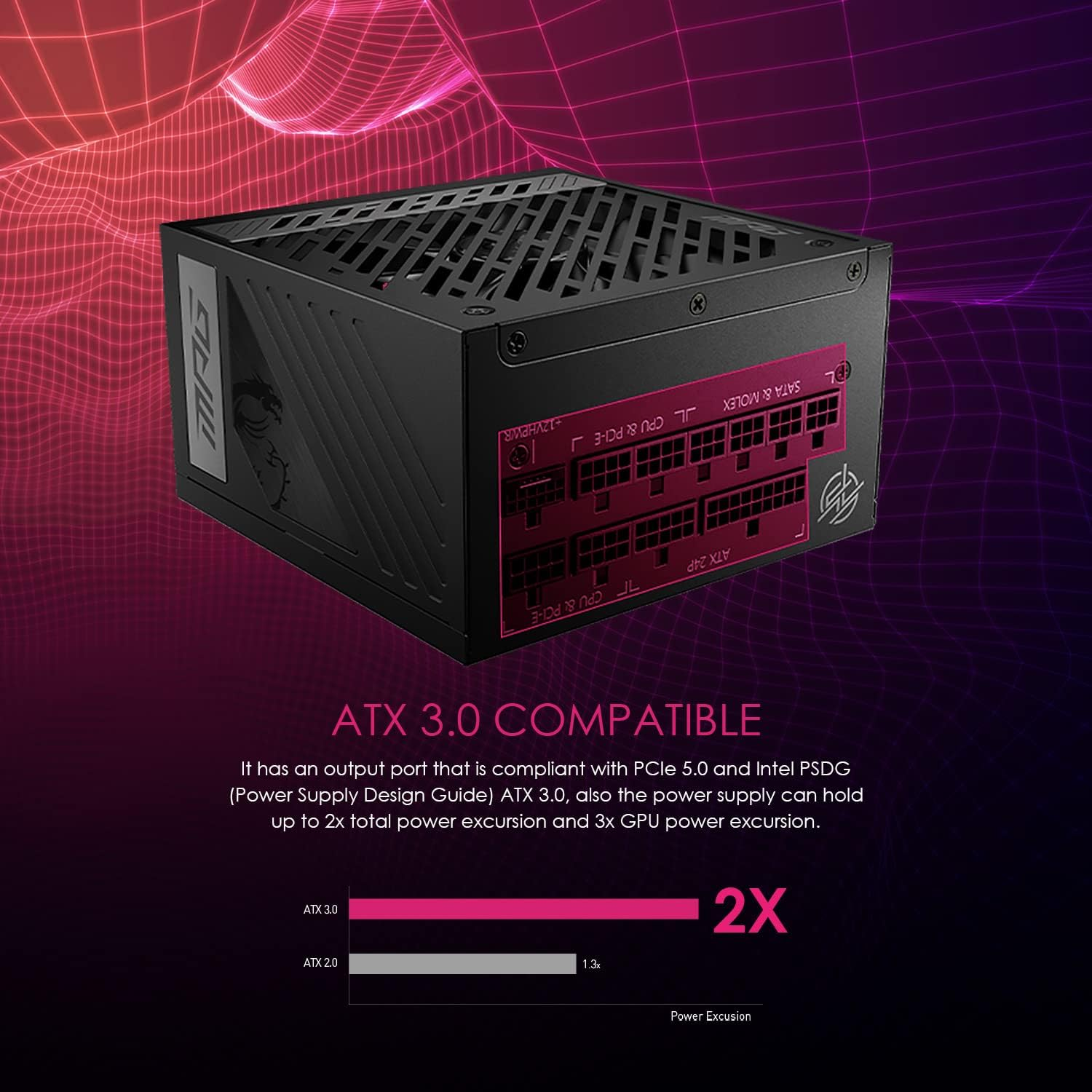 MSI MPG A850G PCIE5 850W 80+ Gold Full Modüler Power Supply