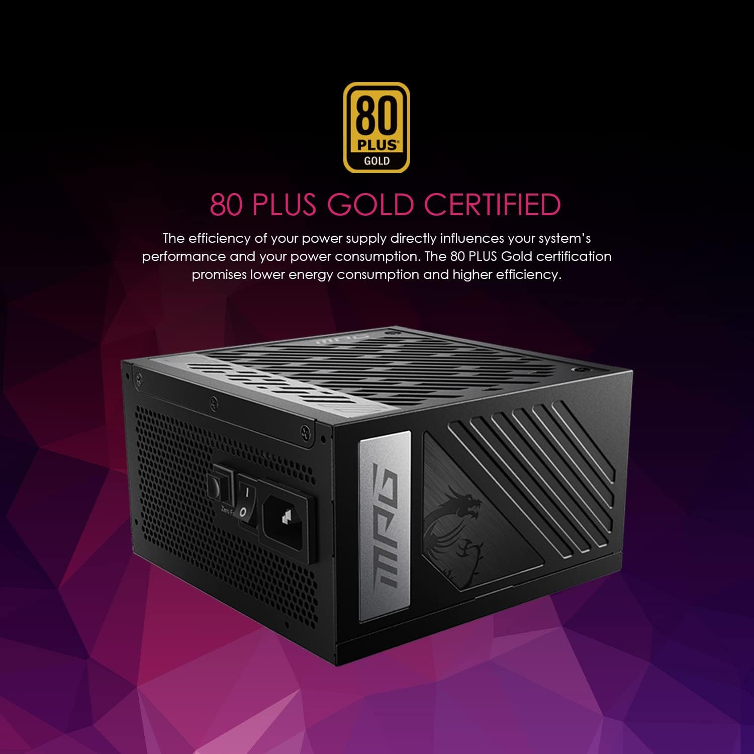 MSI MPG A850G PCIE5 850W 80+ Gold Full Modüler Power Supply