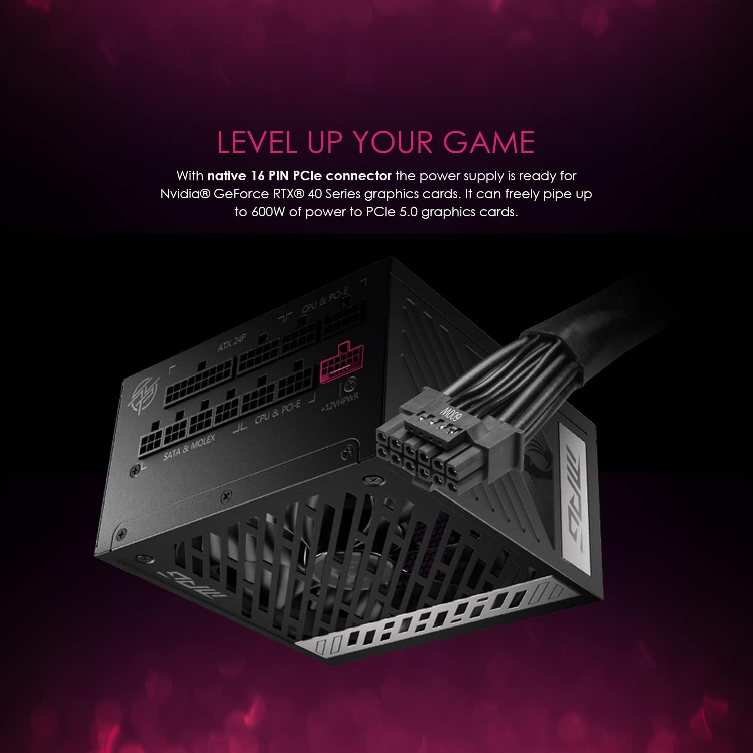 MSI MPG A850G PCIE5 850W 80+ Gold Full Modüler Power Supply