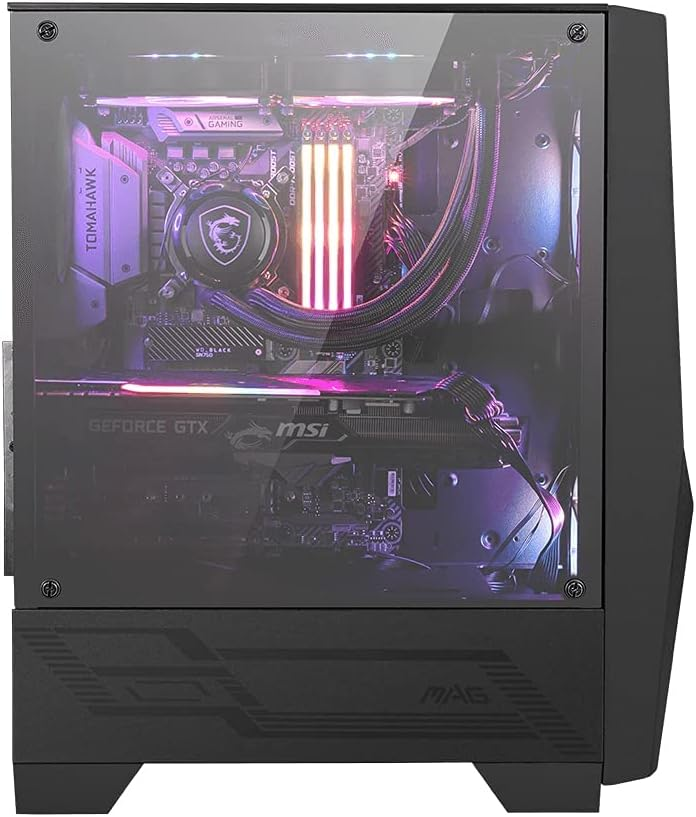 MSI MAG Forge 100R USB 3.2 Temperli Cam 2xARGB Fan 1x120mm Fan ATX Mid-Tower Gaming (Oyuncu) Kasa