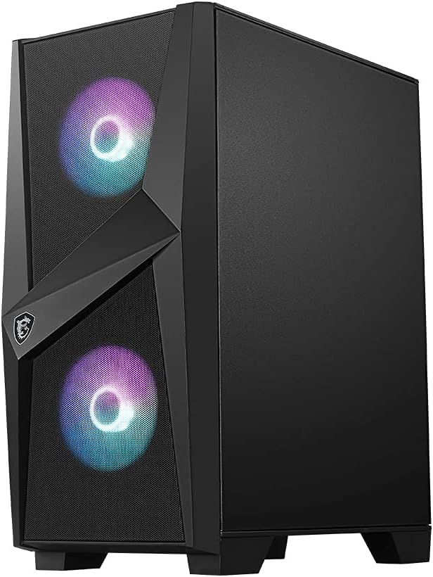 MSI MAG Forge 100R USB 3.2 Temperli Cam 2xARGB Fan 1x120mm Fan ATX Mid-Tower Gaming (Oyuncu) Kasa