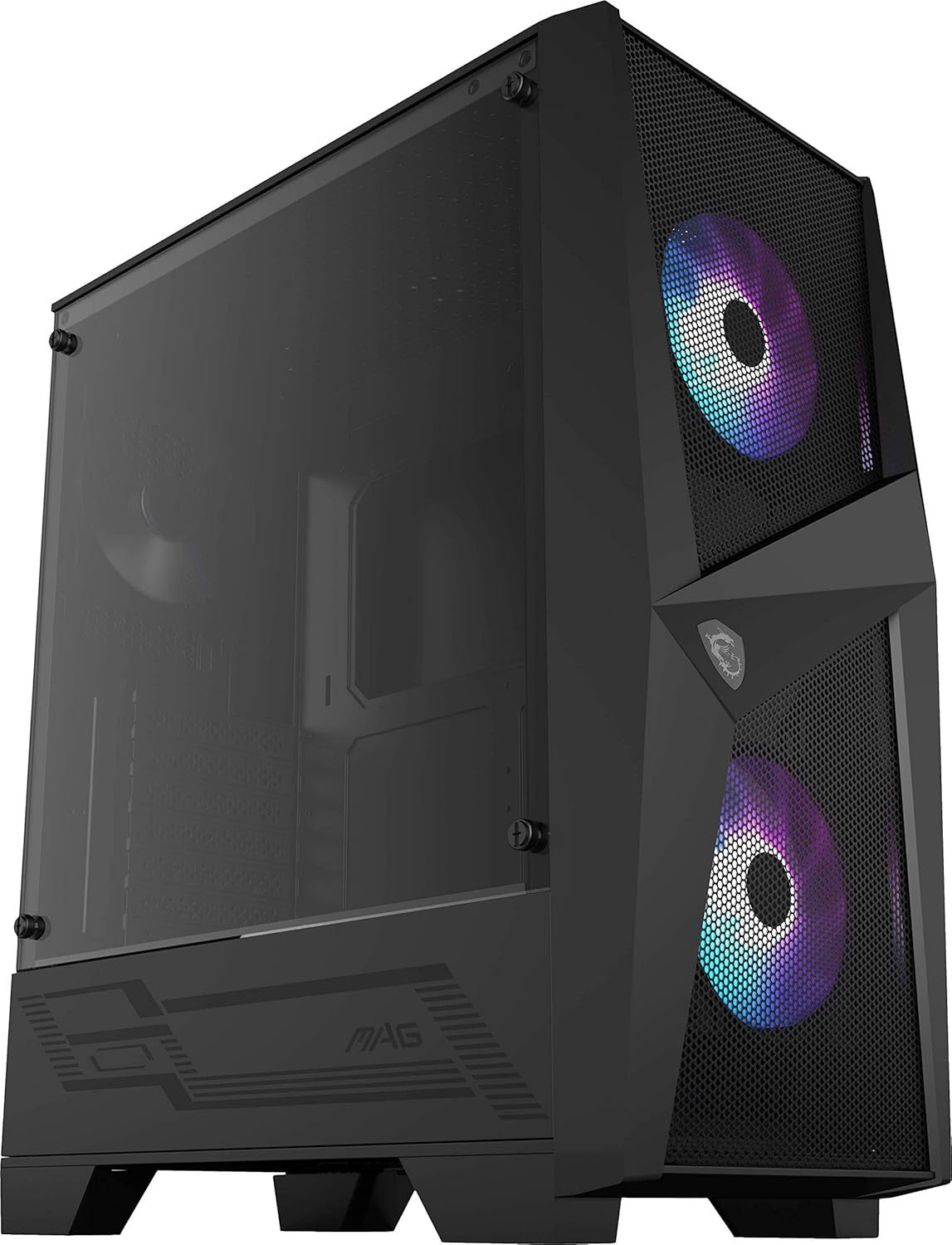 MSI MAG Forge 100R USB 3.2 Temperli Cam 2xARGB Fan 1x120mm Fan ATX Mid-Tower Gaming (Oyuncu) Kasa