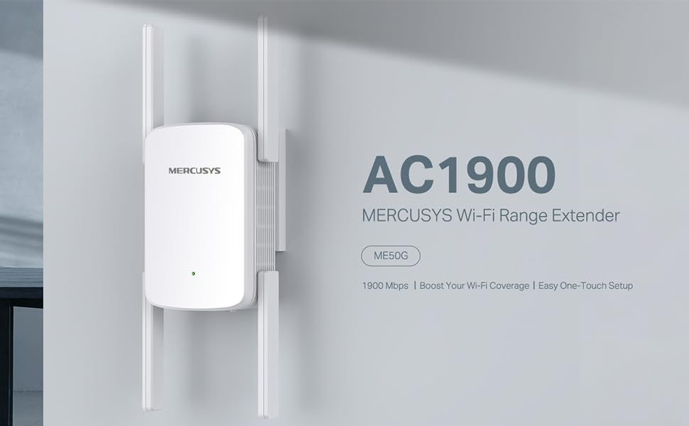 TP-Link Mercusys ME50G AC1900 Menzil Genişletici