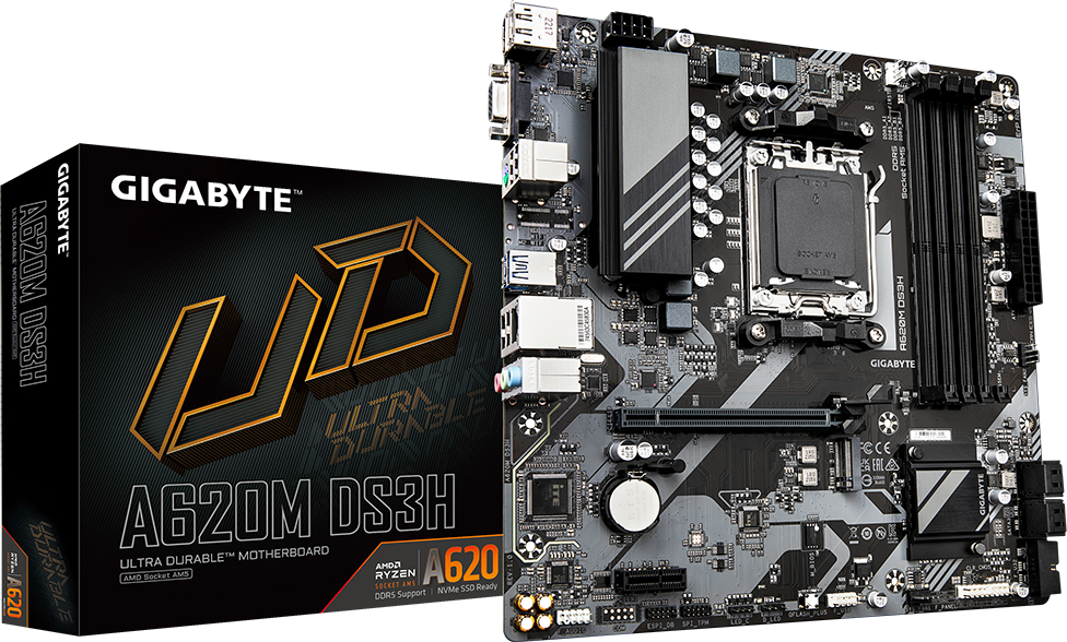 Gigabyte A620M-DS3H Gaming Anakart