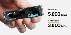 Kioxia Exceria Plus G3 LSD10Z002TG8 2TB Gen4x4 5000/3900MB/sn NVMe PCIe M.2 SSD