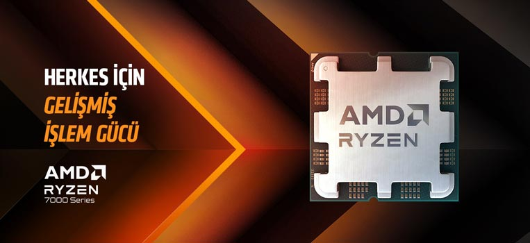 AMD Ryzen 5 7500F 3.70GHz 6 Çekirdek 32MB Önbellek Soket AM5 Tray İşlemci