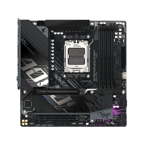 Gigabyte X870M AORUS ELITE WIFI-7 AM5 DDR5 8200MHz (OC) mATX Gaming (Oyuncu) Anakart