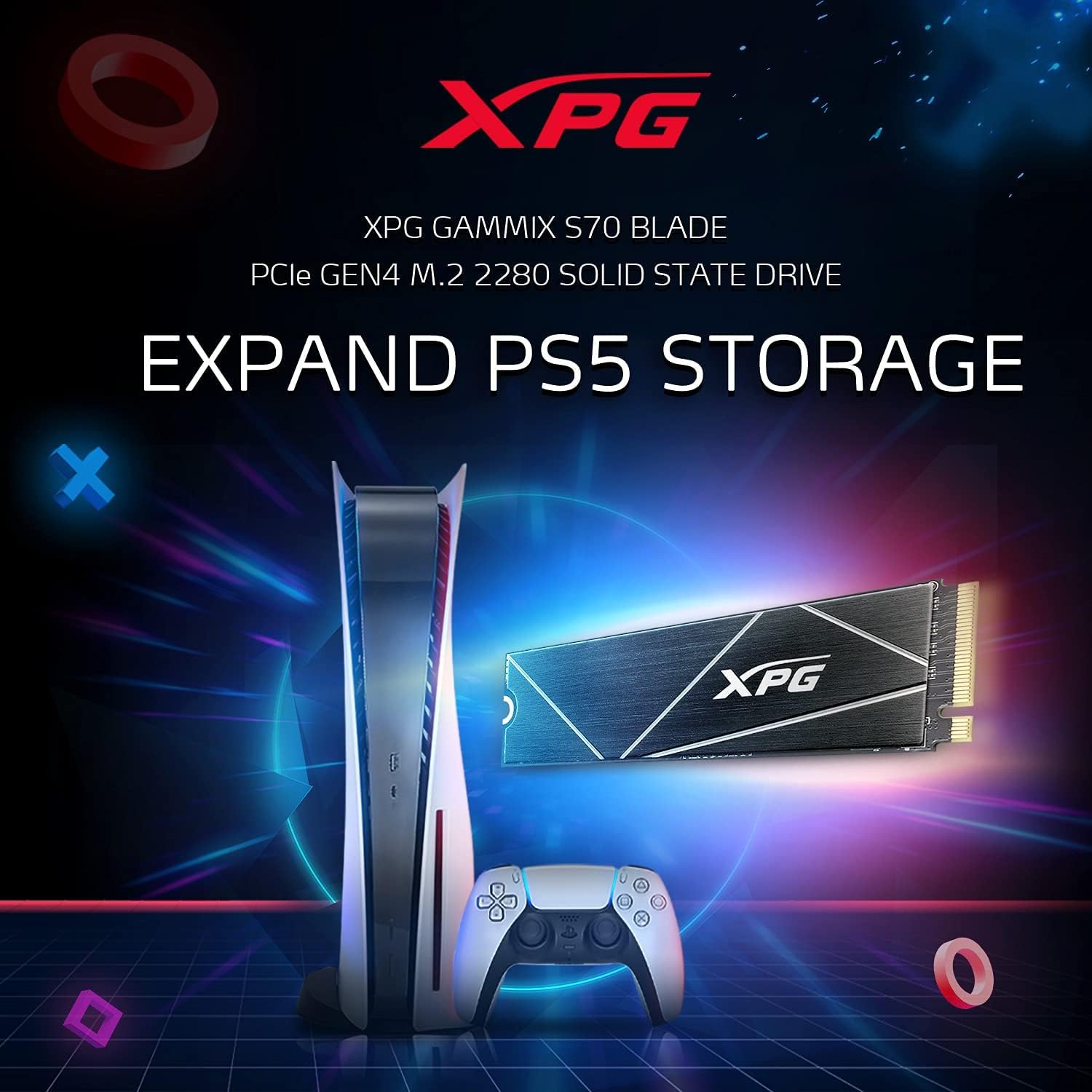 XPG Gammix S70 Blade 1TB PCIe NVMe M.2 SSD Disk