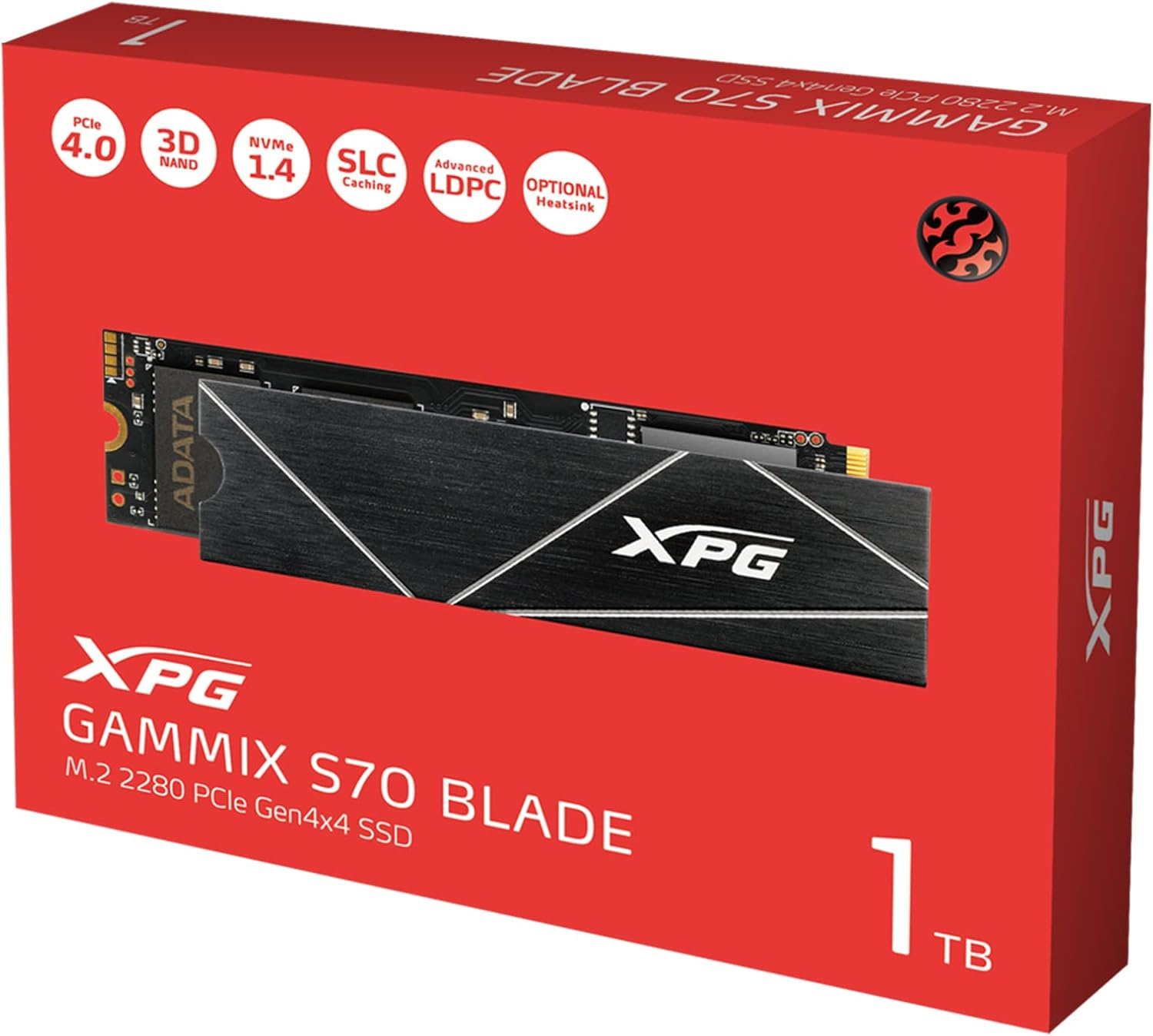 XPG Gammix S70 Blade 1TB PCIe NVMe M.2 SSD Disk