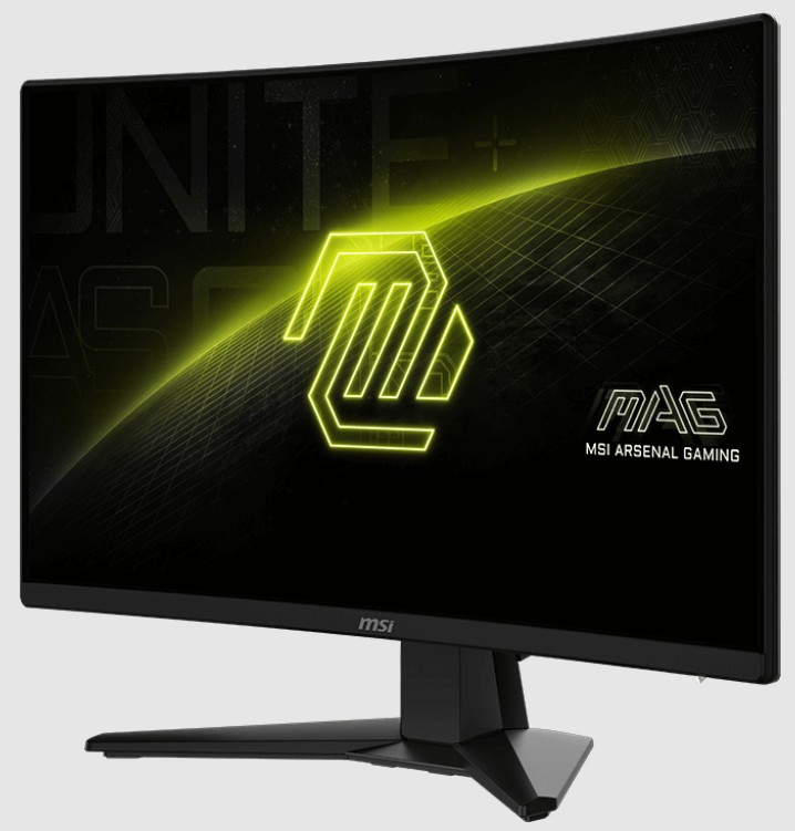 MSI 23.6″ MAG 242C 1920x1080 (FHD) 16:9 CURVE 1500R VA 180HZ 1MS ADAPTIVE-SYNC GAMING MONITOR