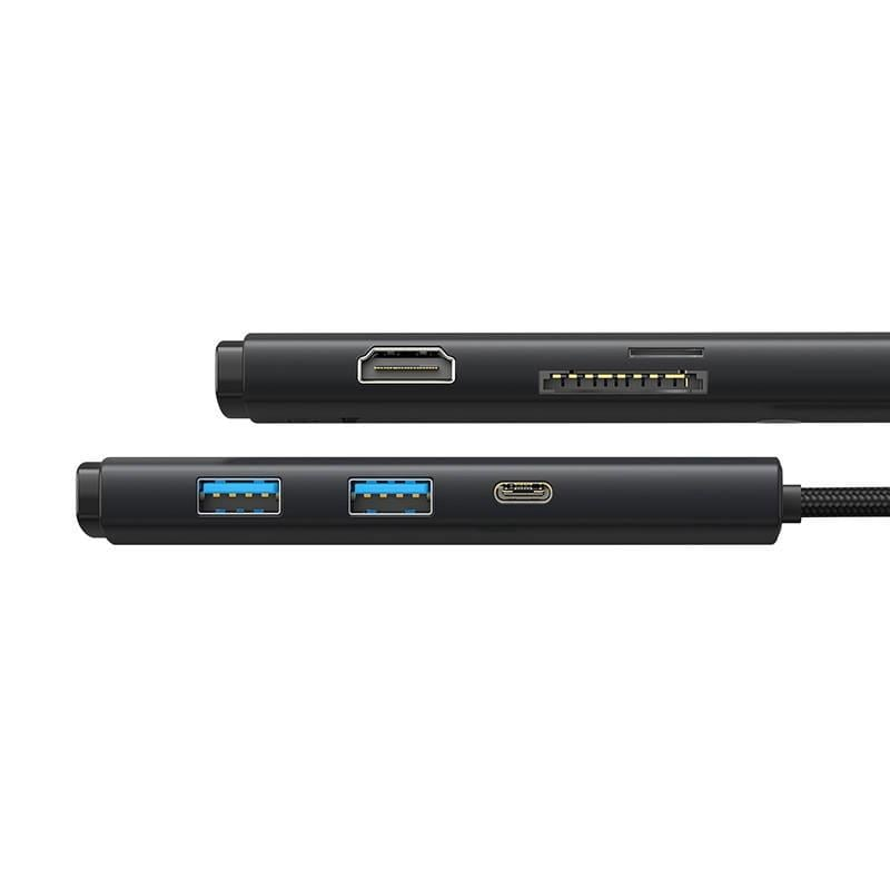Baseus WKQX050101 Type-C 6 in 1 Laptop Docking Station Siyah