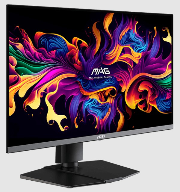 MSI 26.5″ MAG 272QP QD-OLED X50 2560x1440 (WQHD) 16:9 FLAT QD-OLED 500HZ 0.03MS FREESYNC PREMIUM PRO PIVOT GAMING MONITOR