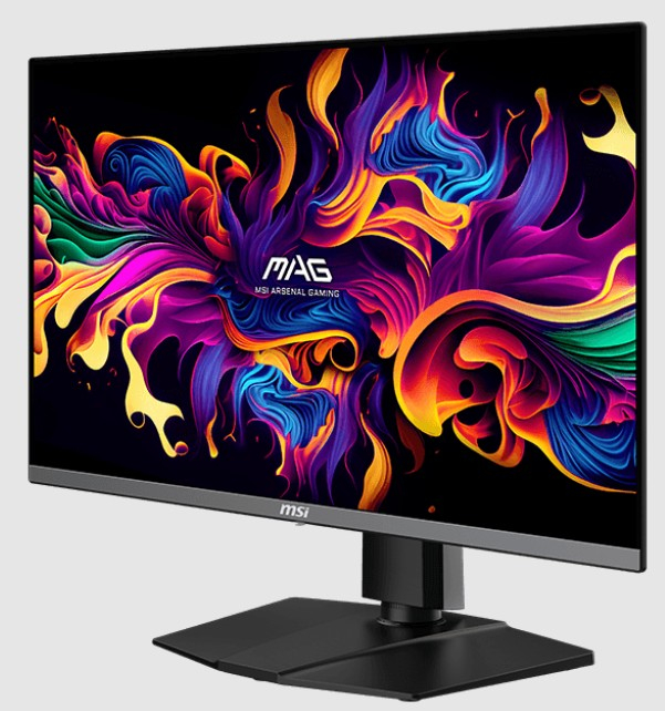 MSI 26.5″ MAG 272QP QD-OLED X50 2560x1440 (WQHD) 16:9 FLAT QD-OLED 500HZ 0.03MS FREESYNC PREMIUM PRO PIVOT GAMING MONITOR