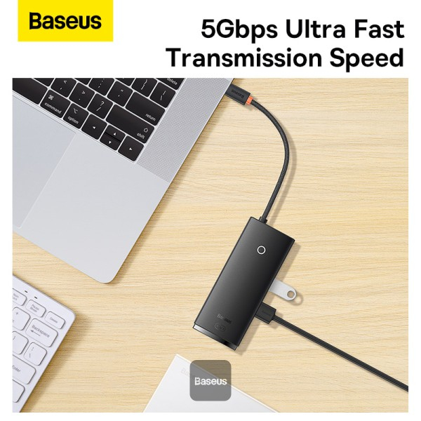 Baseus WKQX050101 Type-C 6 in 1 Laptop Docking Station Siyah