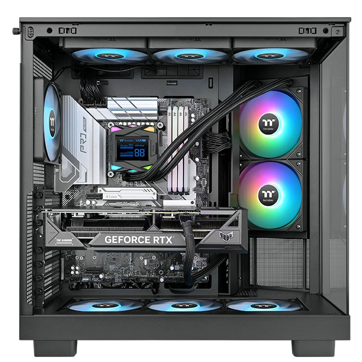 Thermaltake LA240-S LCD CL-W461-PL12SW-A ARGB 240mm AM5/1851p Uyumlu İşlemci Sıvı Soğutucu