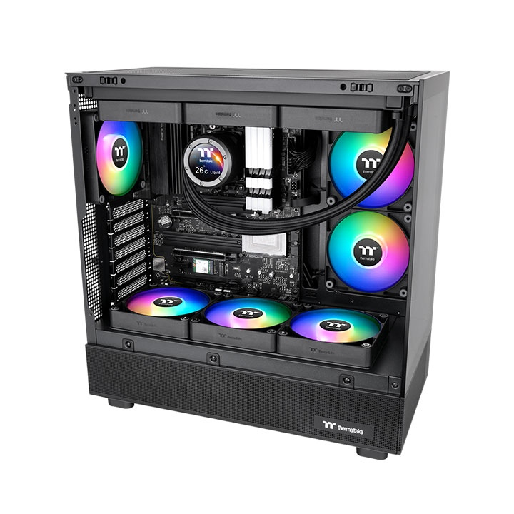 Thermaltake CL-F173-PL12SW-A REVERSE 2X120mm ARGB Kasa Fan Kiti