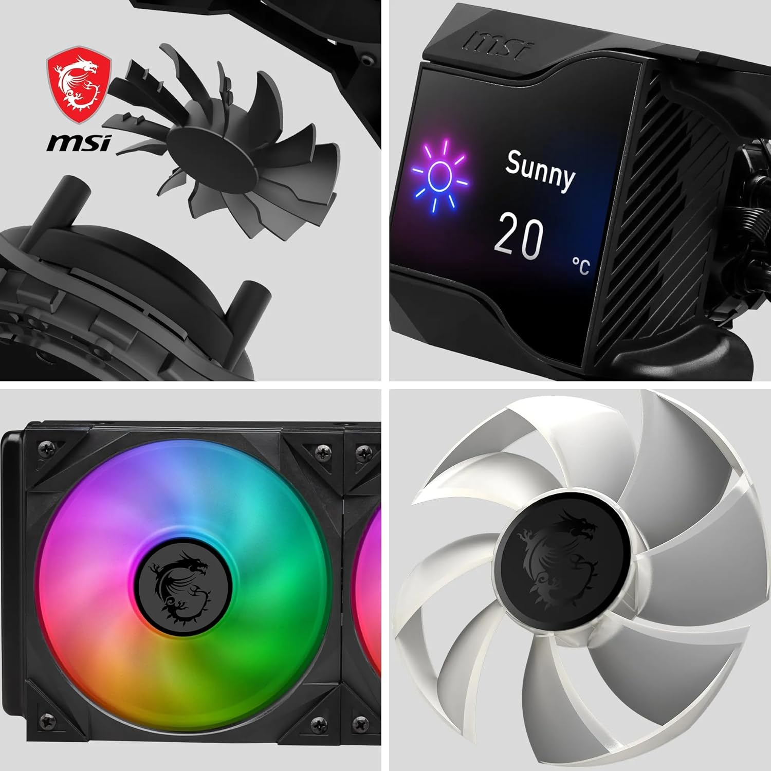 MSI MPG CoreLiquid D240 240mm Siyah İşlemci Sıvı Soğutucu