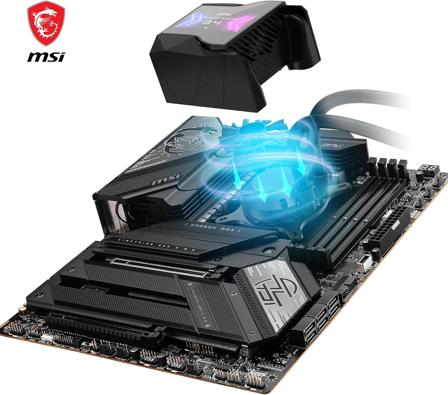 MSI MPG CoreLiquid D240 240mm Siyah İşlemci Sıvı Soğutucu