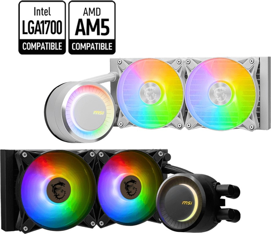 MSI MAG CoreLiquid E240 ARGB 240mm Siyah İşlemci Sıvı Soğutucu