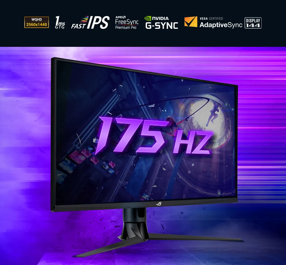 ASUS ROG Strix XG32AQ 32″ 1ms 175Hz G-Sync HDR600 Fast IPS WQHD Gaming (Oyuncu) Monitör