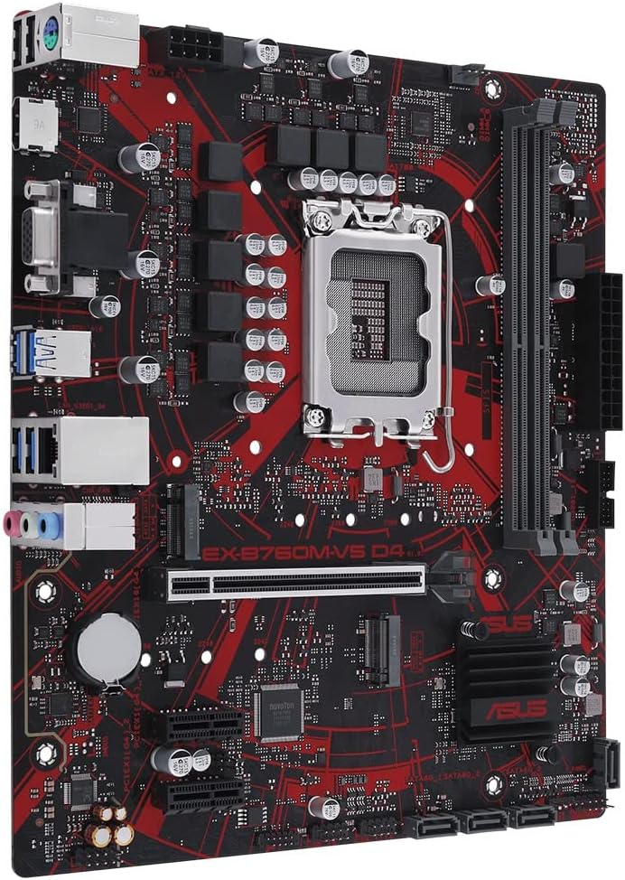 ASUS EX-B760M-V5 D4-CSM Intel B760 mATX Gaming (Oyuncu) Anakart