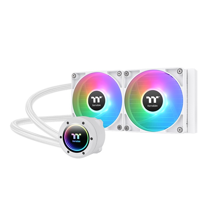 Thermaltake TH240 V2 CL-W364-PL12SW-A Beyaz ARGB 240mm AM5/1851p Uyumlu İşlemci Sıvı Soğutucu
