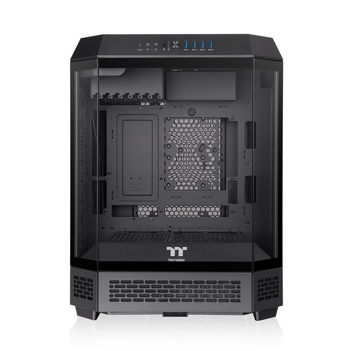 Thermaltake The Tower 600 Siyah Temperli Cam USB 3.0 ATX Mid Tower Oyuncu (Gaming) Kasası