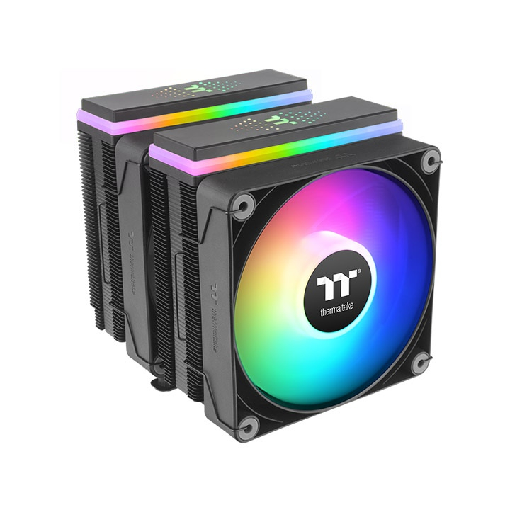 Thermaltake ASTRIA 600 CL-P121-CA12SW-A 2x120mm ARGB Siyah Kule Tipi İşlemci Soğutucu