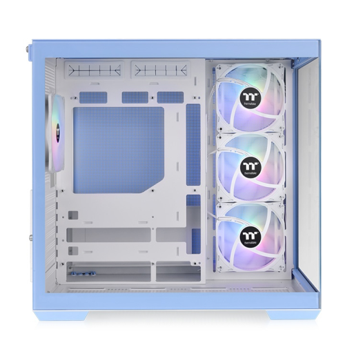 Thermaltake View 380 Hydrangea Blue Temperli Cam 4X120mm USB 3.0 ARGB ATX Mid Tower Oyuncu (Gaming) Kasası