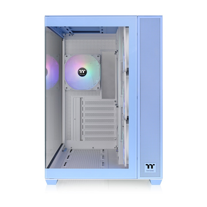 Thermaltake View 380 Hydrangea Blue Temperli Cam 4X120mm USB 3.0 ARGB ATX Mid Tower Oyuncu (Gaming) Kasası