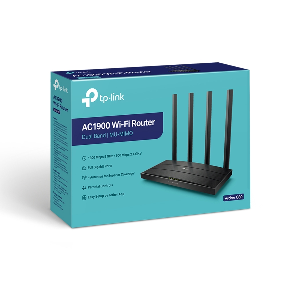 TP-Link Archer C80 MU-MIMO Wi-Fi Router