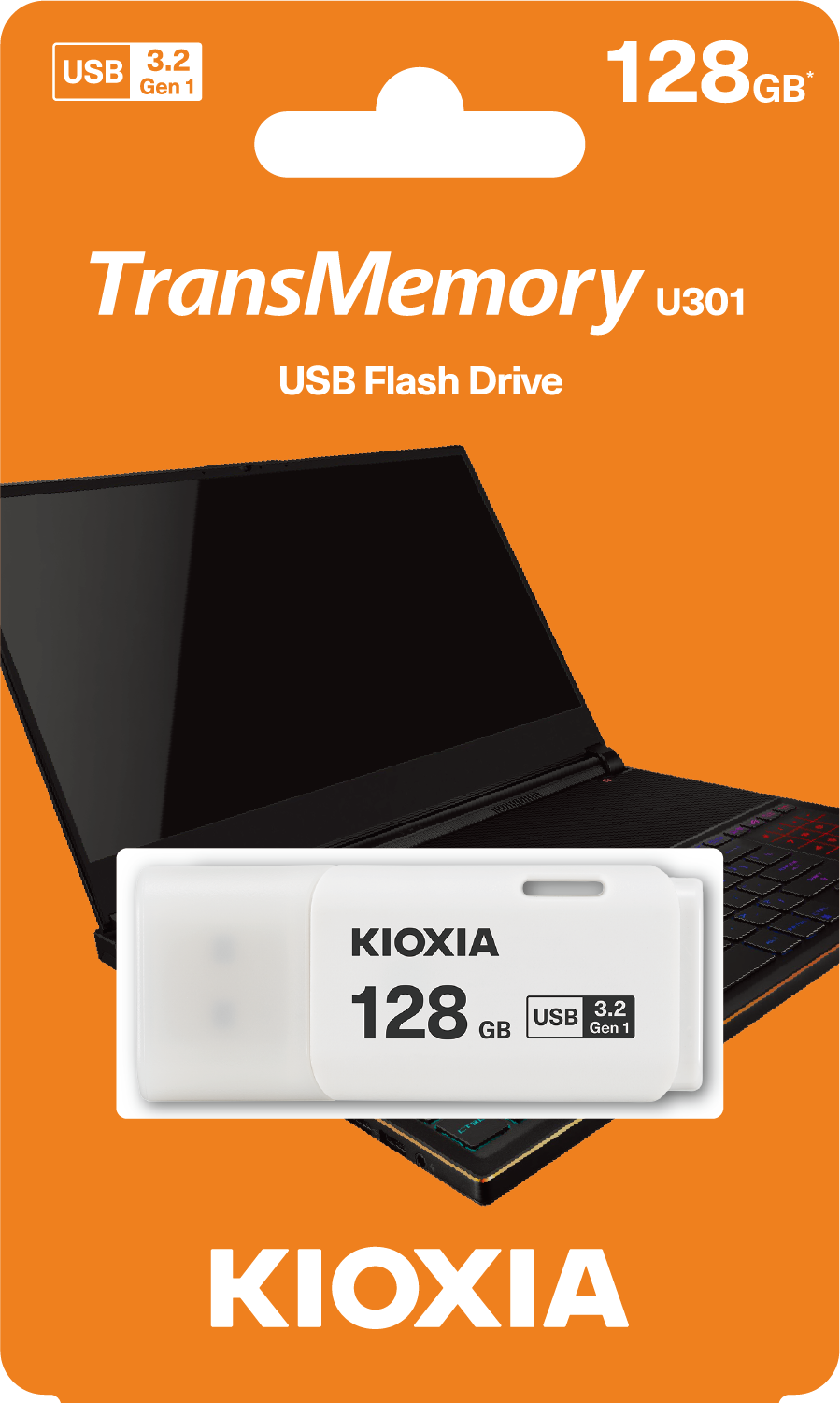 Kioxia TransMemory U301 LU301W128GG4 128GB Flash Bellek