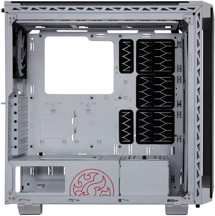 XPG Battlecruiser Temperli USB 3.0 E-ATX Mid-Tower Beyaz Gaming (Oyuncu) Kasa (BATTLECRUISER-WHCWW)