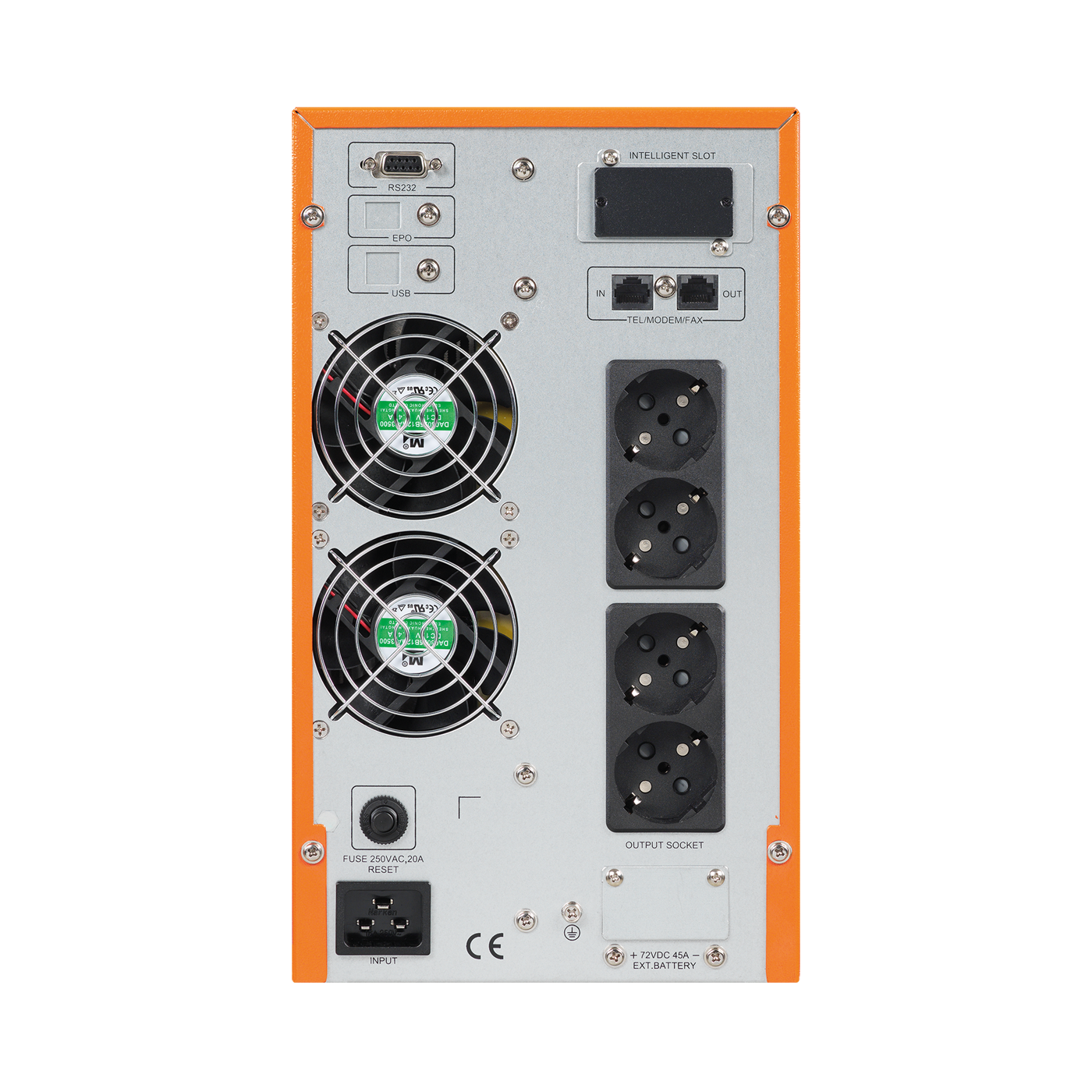 Makelsan Powerpack SE 3KVA / 2700W (1F/1F) 5-10dk (6x 12V/9AH) Online Kesintisiz Güç Kaynağı - MU03000N11EAV03