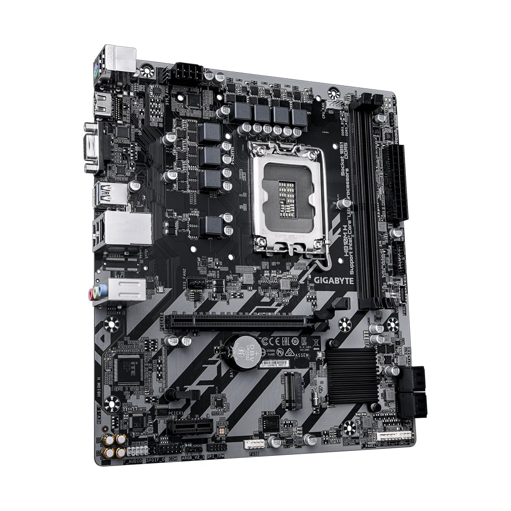 Gigabyte H810M-H Intel H810 Soket 1851 DDR5 6400MHz(OC) mATX Gaming Anakart