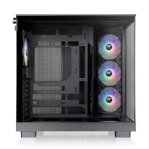 Thermaltake View 380XL Temperli Cam 4X120mm USB 3.0 Siyah ARGB ATX Mid Tower Oyuncu (Gaming) Kasası