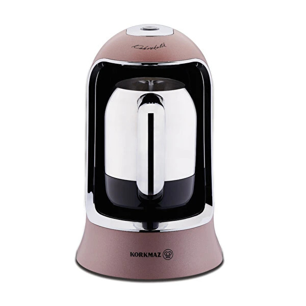 Korkmaz A860-06 Kahvekolik Rose Gold/Krom Türk Kahve Makinesi