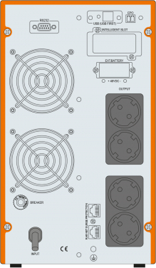 Makelsan Powerpack SE 3KVA / 2700W (1F/1F) 5-10dk (6x 12V/7AH) Online Kesintisiz Güç Kaynağı