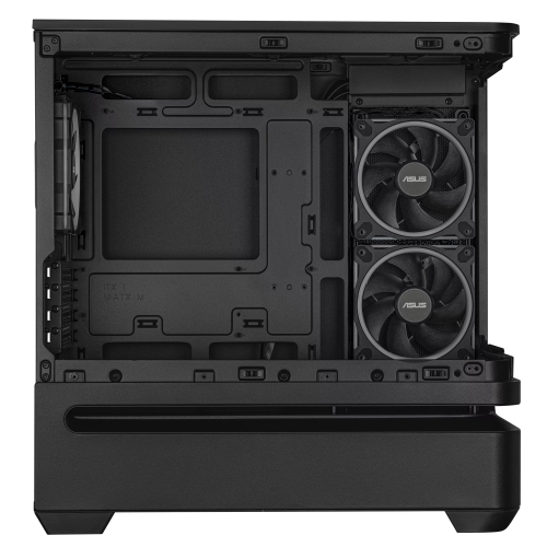 ASUS Prime AP202 TG Temperli Cam Micro ATX Siyah Bilgisayar Kasası