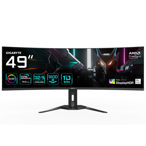 Gigabyte Aorus CO49DQ 49″ 0.03ms GTG 144Hz OLED Gaming (Oyuncu) Monitör 