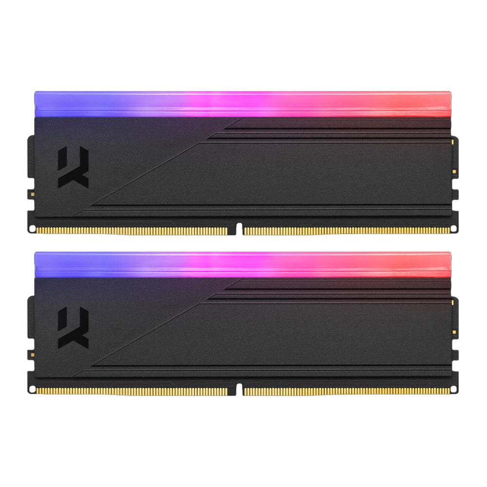 Goodram IRDM IRG-68D5L34-64GDC 64GB (2x32GB) DDR5 6800MHz CL34 Siyah RGB Gaming Ram