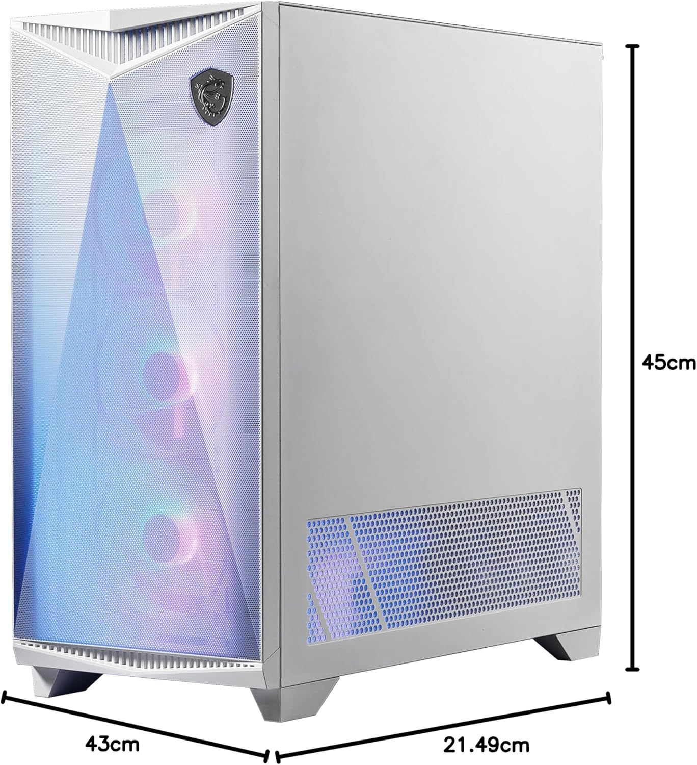 MSI MPG Gungnir 300R Airflow White ATX Kasa