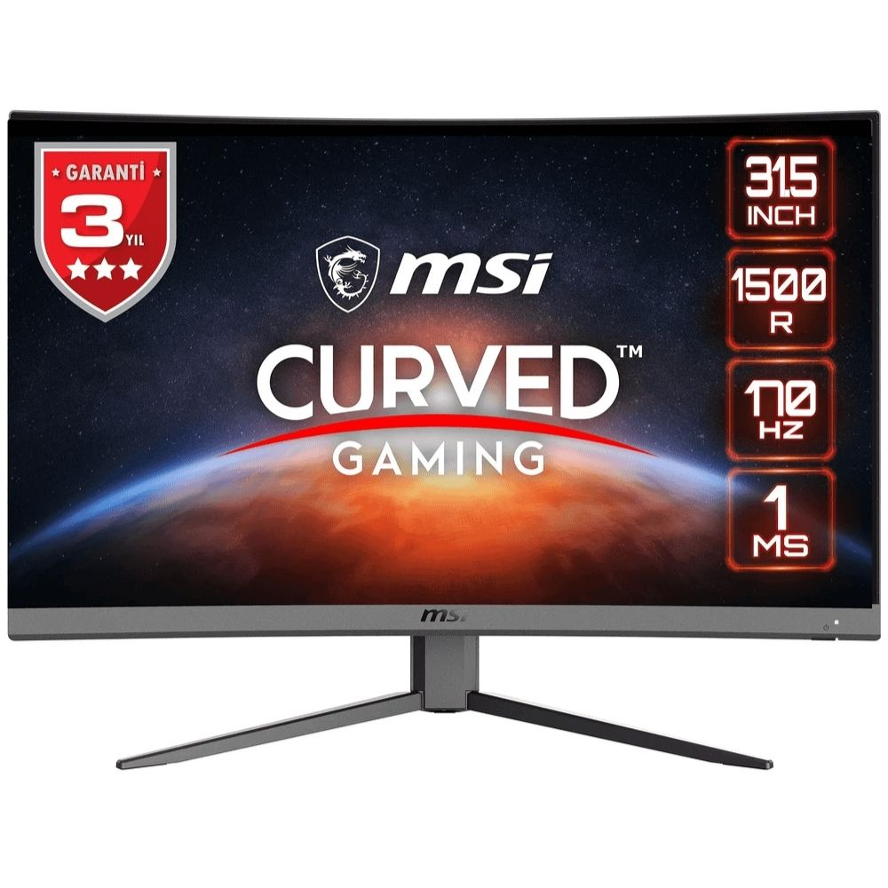 MSI G32CQ4 E2 31.5″ 1ms 170Hz Curved Gaming Monitör
