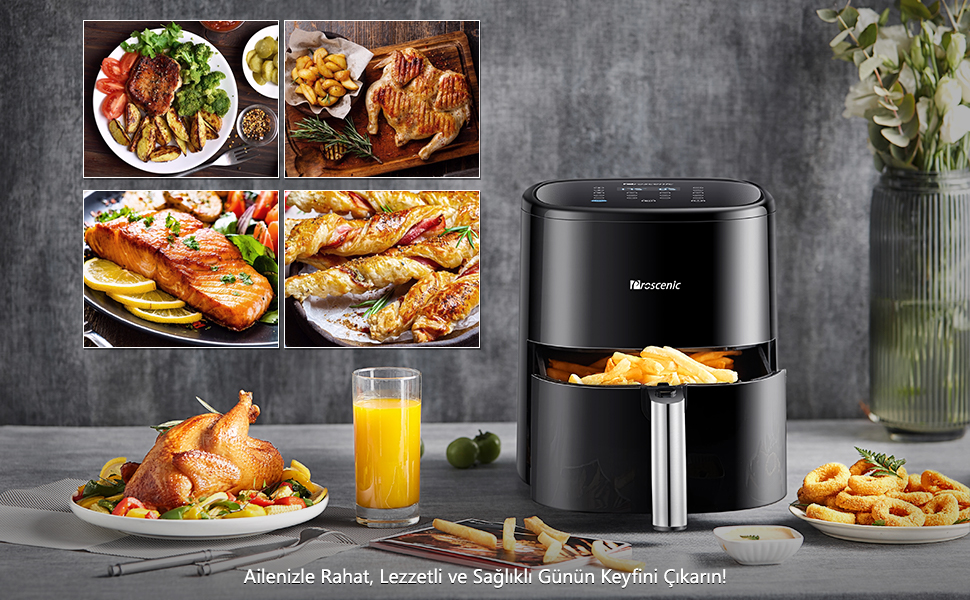 Proscenic T22 Air Fryer 5L Yağsız Fritöz